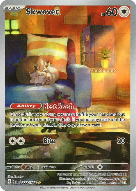 Skwovet - 222/198 - SV01: Scarlet & Violet Base Set (SV01)