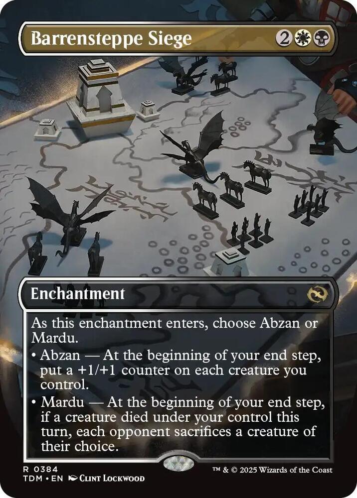 Barrensteppe Siege (Borderless) - Tarkir: Dragonstorm (TDM)