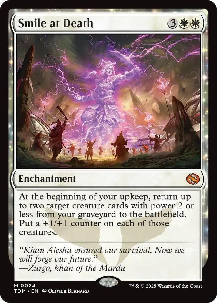 Smile at Death - Tarkir: Dragonstorm (TDM) - Foil
