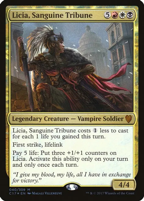 Licia, Sanguine Tribune - Commander 2017 (C17) Foil