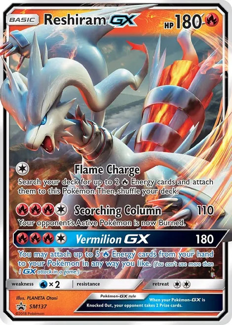 Reshiram GX - SM137 - SM Promos (SMP)