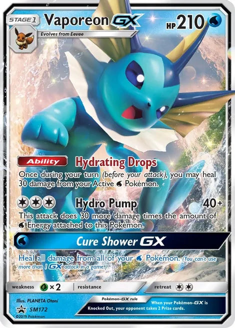 Vaporeon GX - SM172 - SM Promos (SMP)