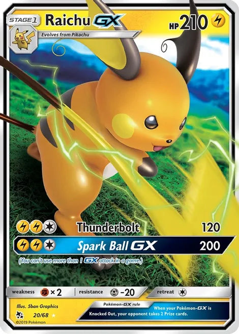 Raichu GX - Hidden Fates (HIF)