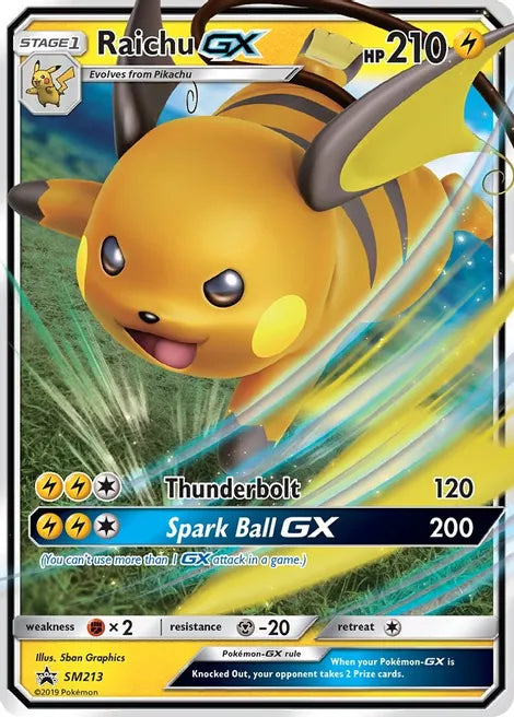 Raichu GX - SM213 - SM Promos (SMP)