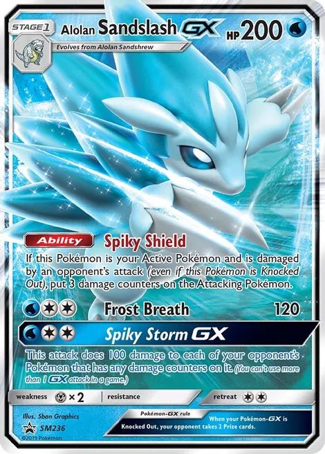 Alolan Sandslash GX - SM236 - SM Promos (SMP)