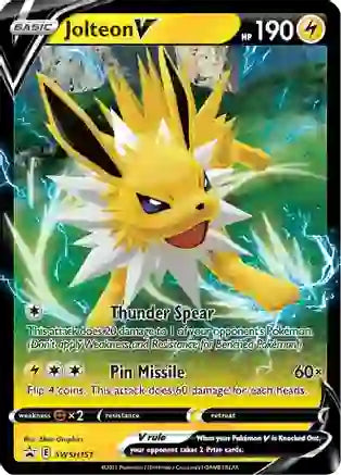 Jolteon V - SWSH151 - SWSH: Sword & Shield Promo Cards (SWSD)