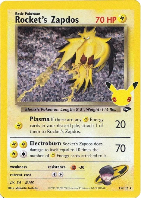 Rocket's Zapdos - Celebrations: Classic Collection (CCC)