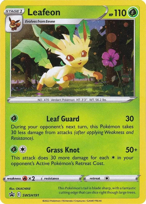 Leafeon - SWSH191 - SWSH: Sword & Shield Promo Cards (SWSD)