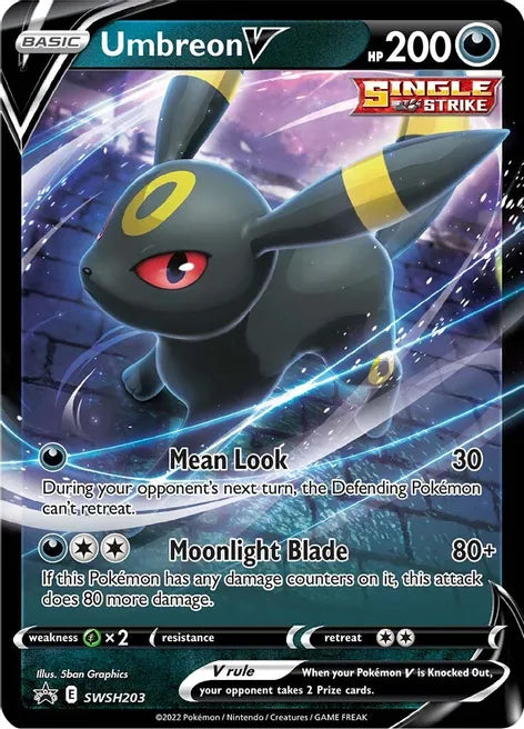 Umbreon V - SWSH203 - SWSH: Sword & Shield Promo Cards (SWSD)