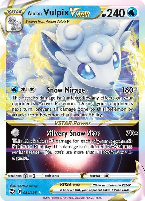 Alolan Vulpix VSTAR - SWSH12: Silver Tempest (SWSH12)