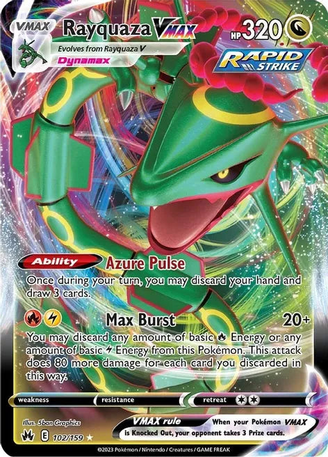 Rayquaza VMAX (102) - Crown Zenith (CRZ)