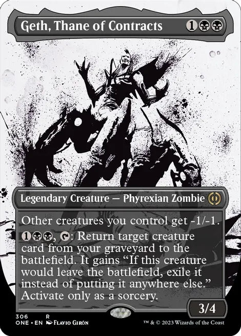 Geth, Thane of Contracts (Showcase) - Phyrexia: All Will Be One (ONE)