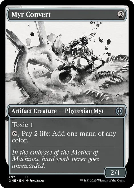 Myr Convert (Showcase) - Phyrexia: All Will Be One (ONE)