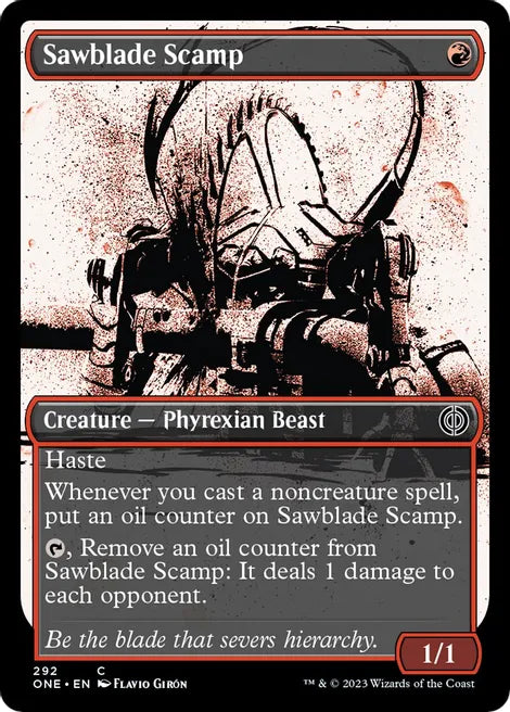 Sawblade Scamp (Showcase) - Phyrexia: All Will Be One (ONE) Non Foil