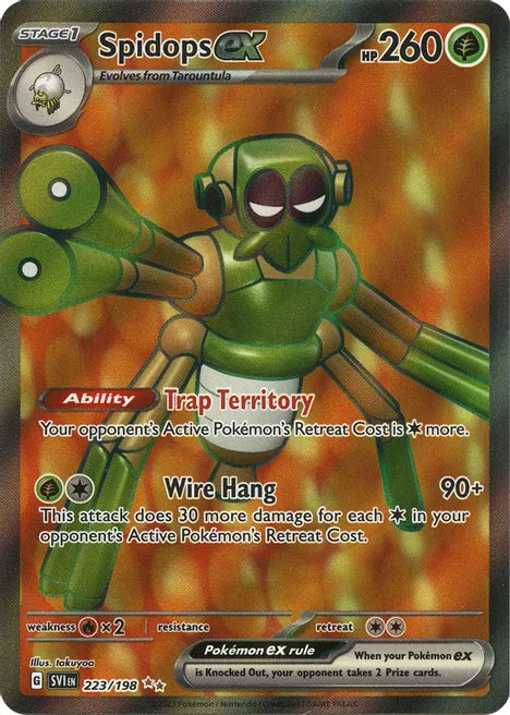 Spidops ex - 223/198 - SV01: Scarlet & Violet Base Set (SV01)