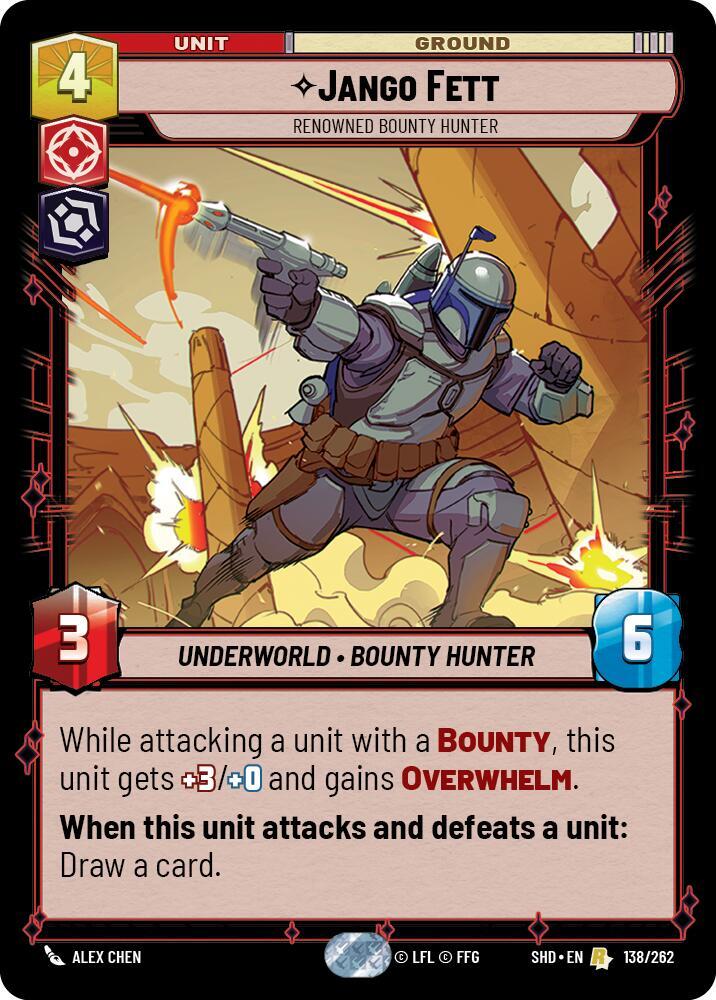 Jango Fett - Renowned Bounty Hunter - Shadows of the Galaxy (SHD)