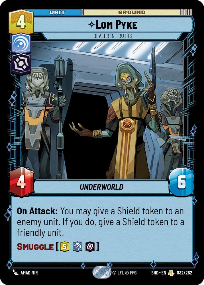 Lom Pyke - Dealer in Truths - Shadows of the Galaxy (SHD)