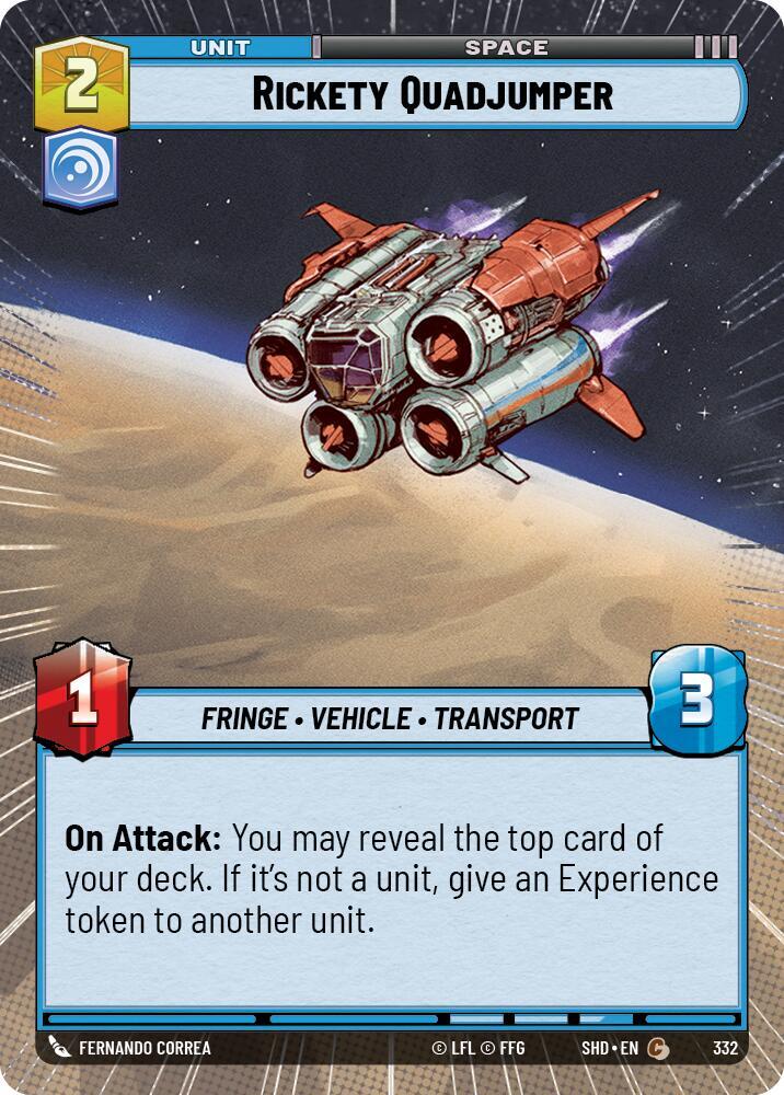 Rickety Quadjumper (Hyperspace) - Shadows of the Galaxy (SHD)