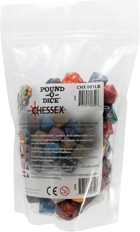 Chessex - Pound-o-Dice - 80-100 Dice