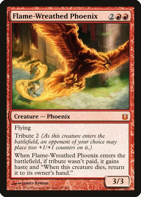 Flame-Wreathed Phoenix - Born of the Gods (BNG) Foil