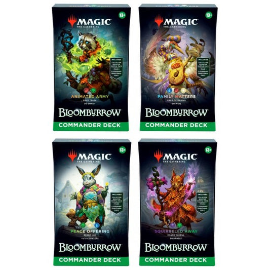 Magic The Gathering Bloomburrow Commander Decks