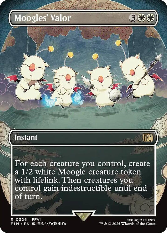 Moogles' Valor (Borderless) - FINAL FANTASY (FIN)