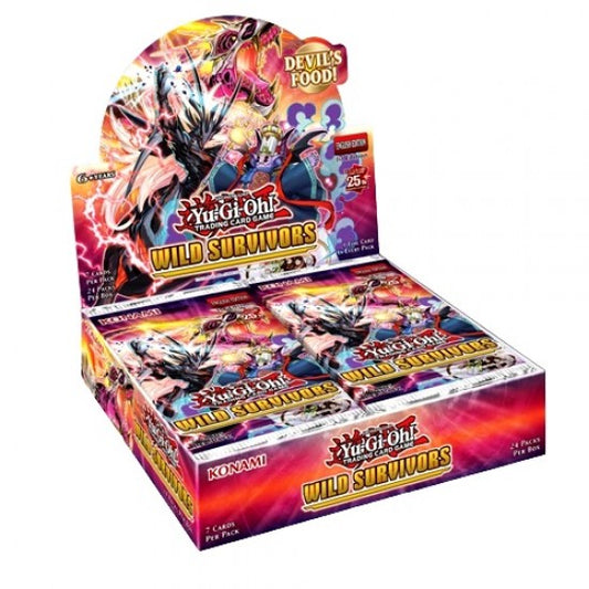 Yu-Gi-Oh Wild Survivors Boosters (24ct) - Back order service